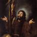 St Francis of Assisi adoring the Crucifix